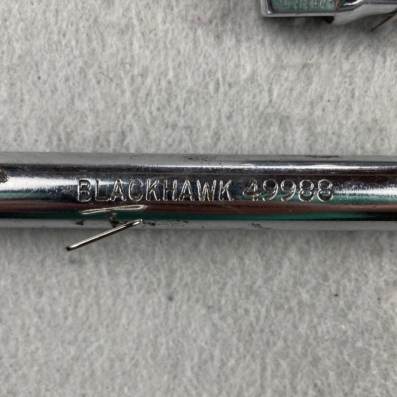 Blackhawk 18” Breaker Bar 49988 1/2” Drive Knurled Grip 5” Extension 49966