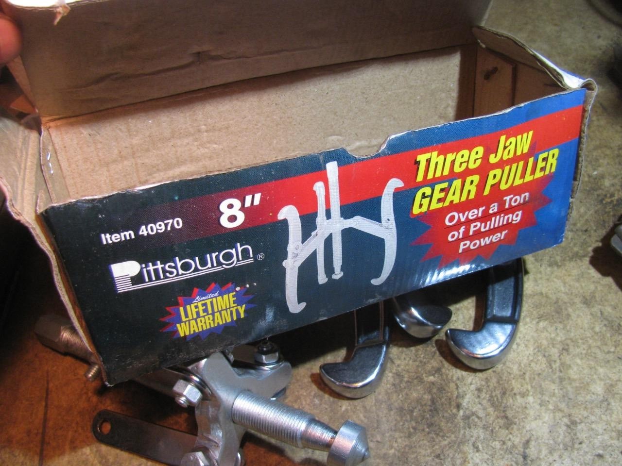 Pittsburg 40970 8″ 3 Jaw Puller