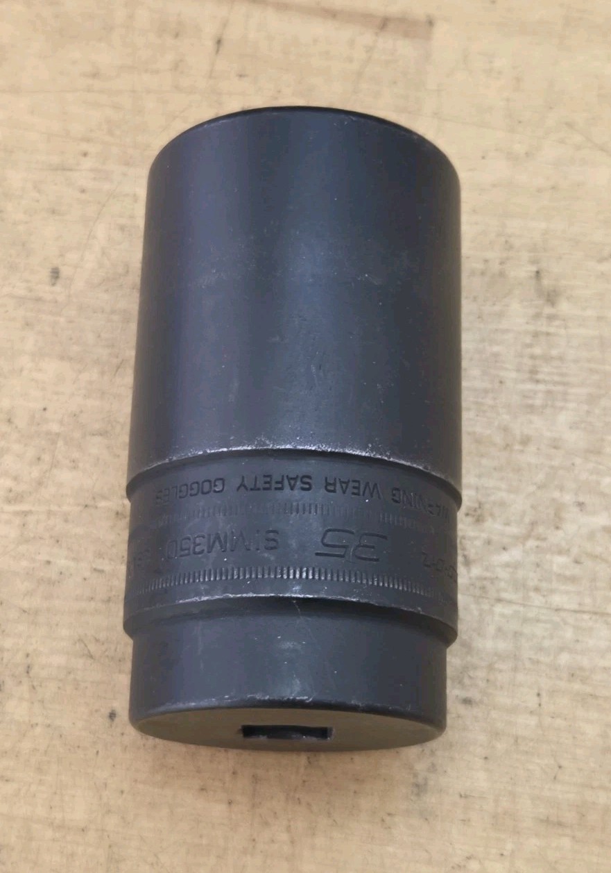 New Snap On SIMM350 – 1/2″ Drive 35mm Deep 6 Pt Impact Socket