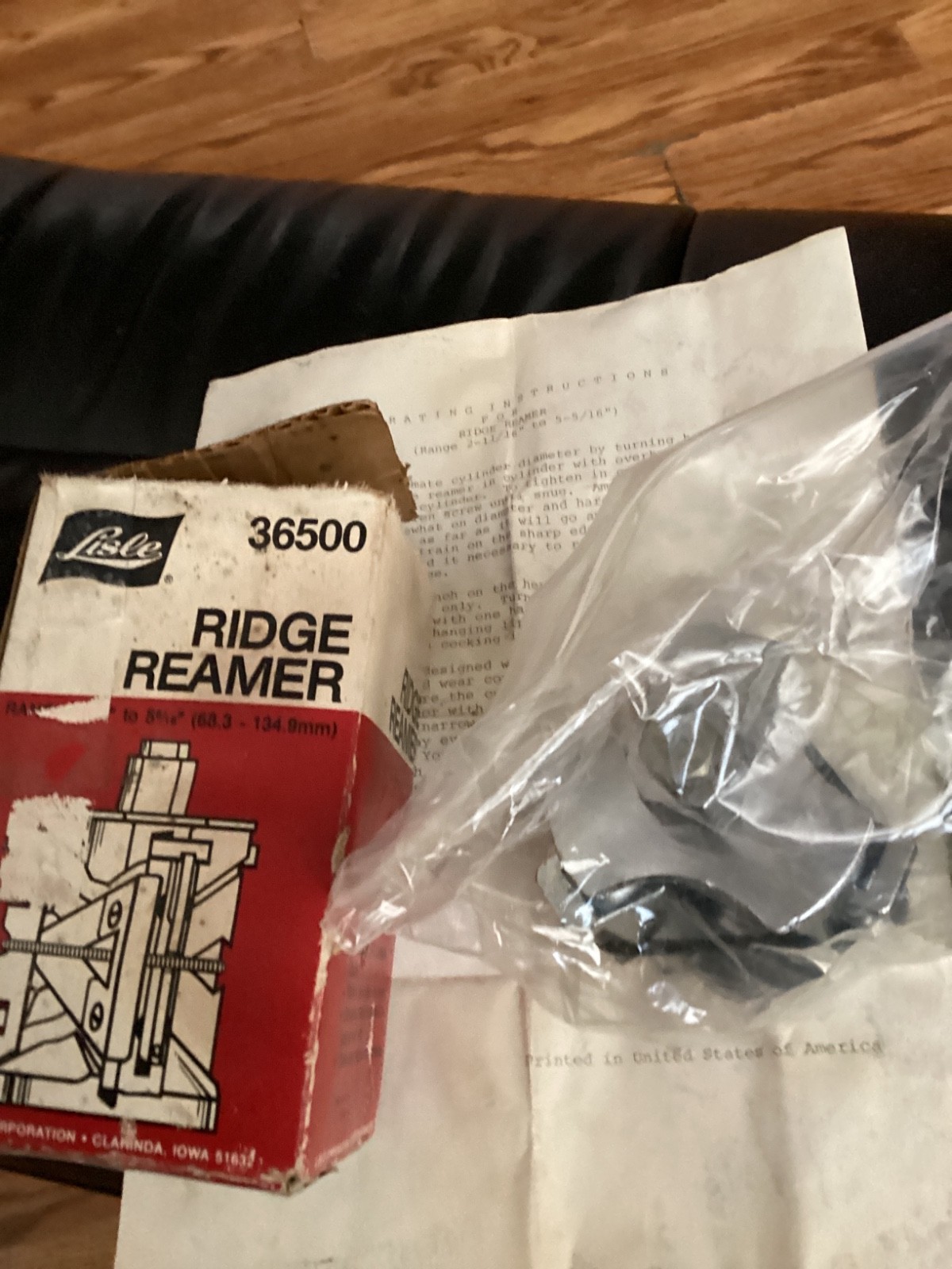Lisle 36500 RR50C Ridge Reamer Tool In Box With Instruction