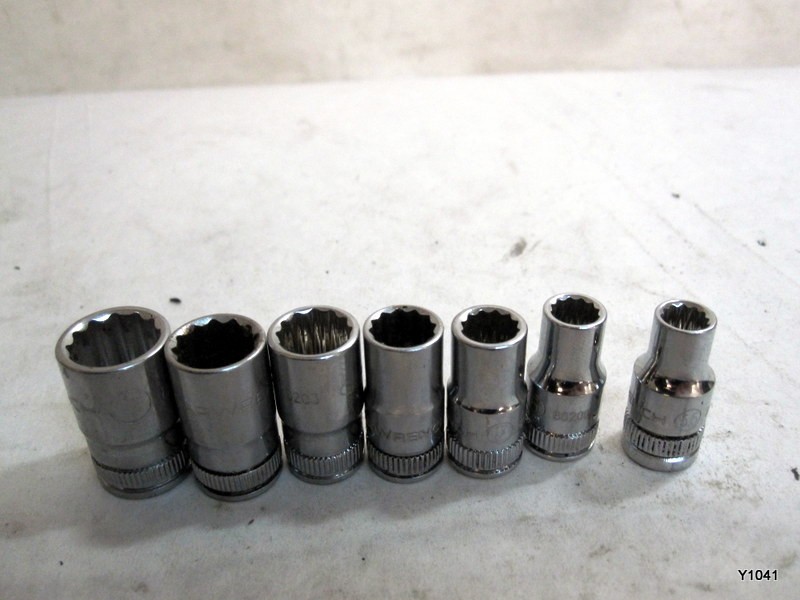 7pc set GEARWRENCH 12-Point Standard Metric Sockets