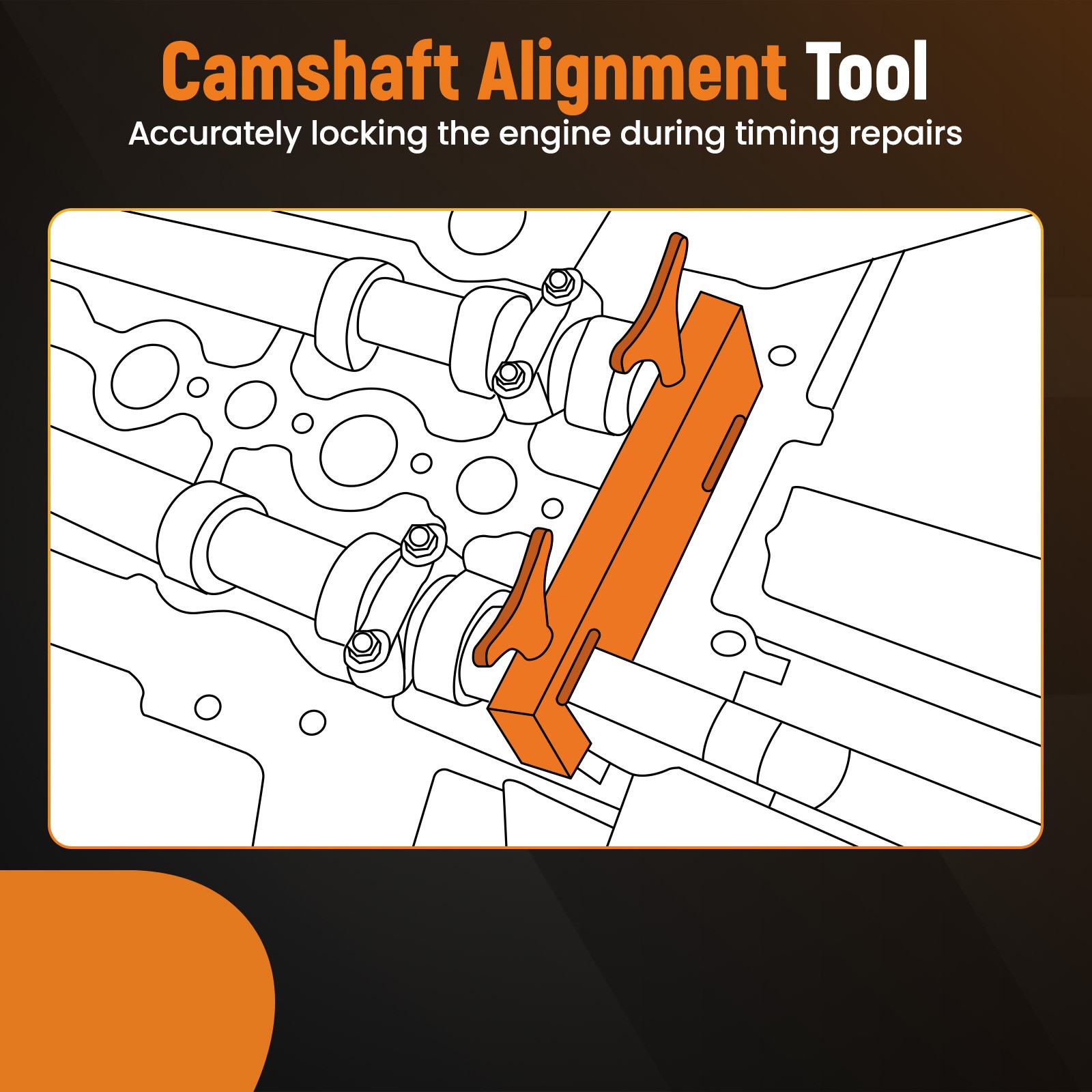 Engine Timing Camshaft Alignment Tool For Land Rover Jaguar Discovry 303-1148