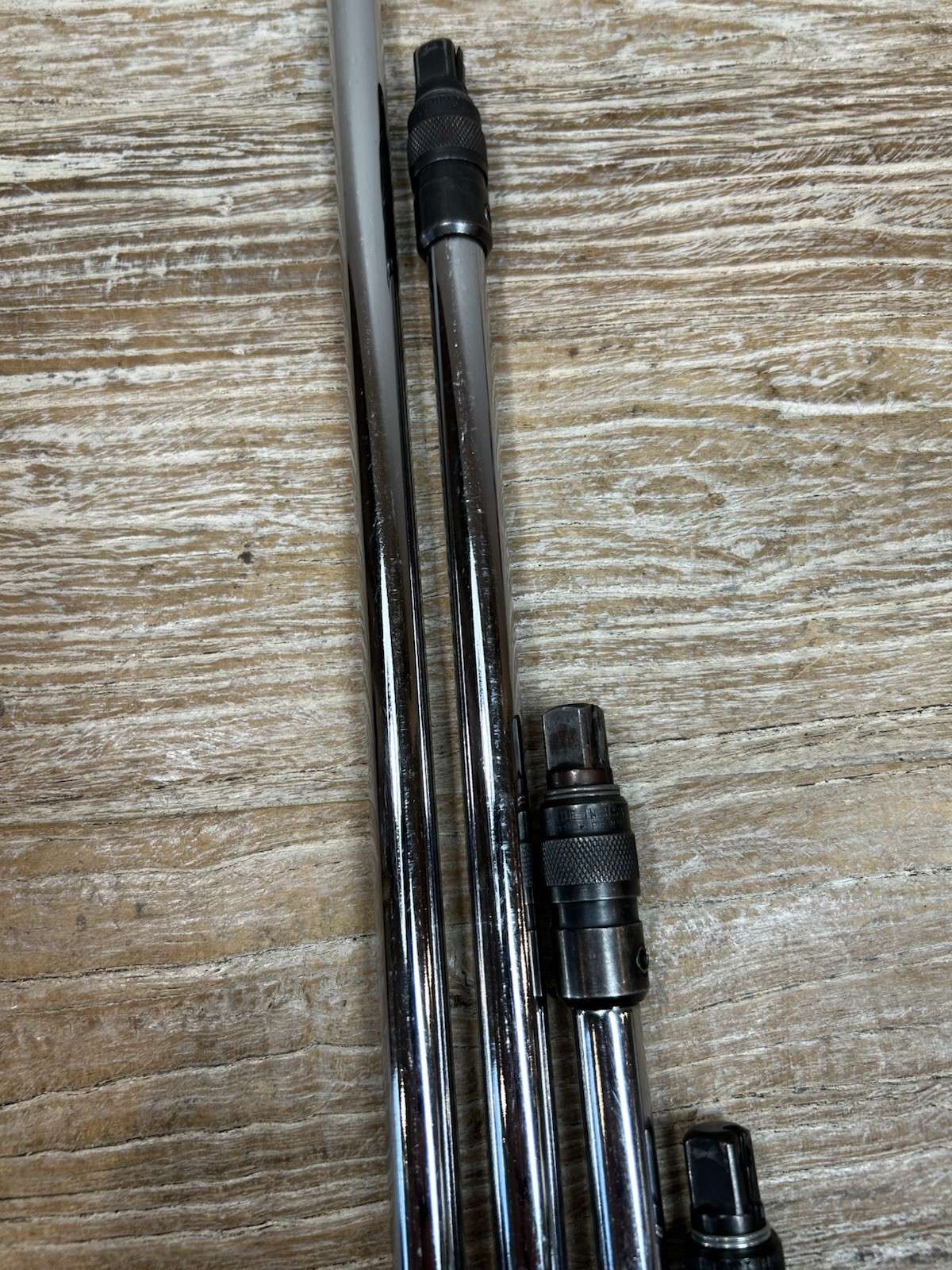 SK Tools USA 4pc 45184 Thru 45187 -3/8″ Drive LOCKING Extension Set Lot, Knurled