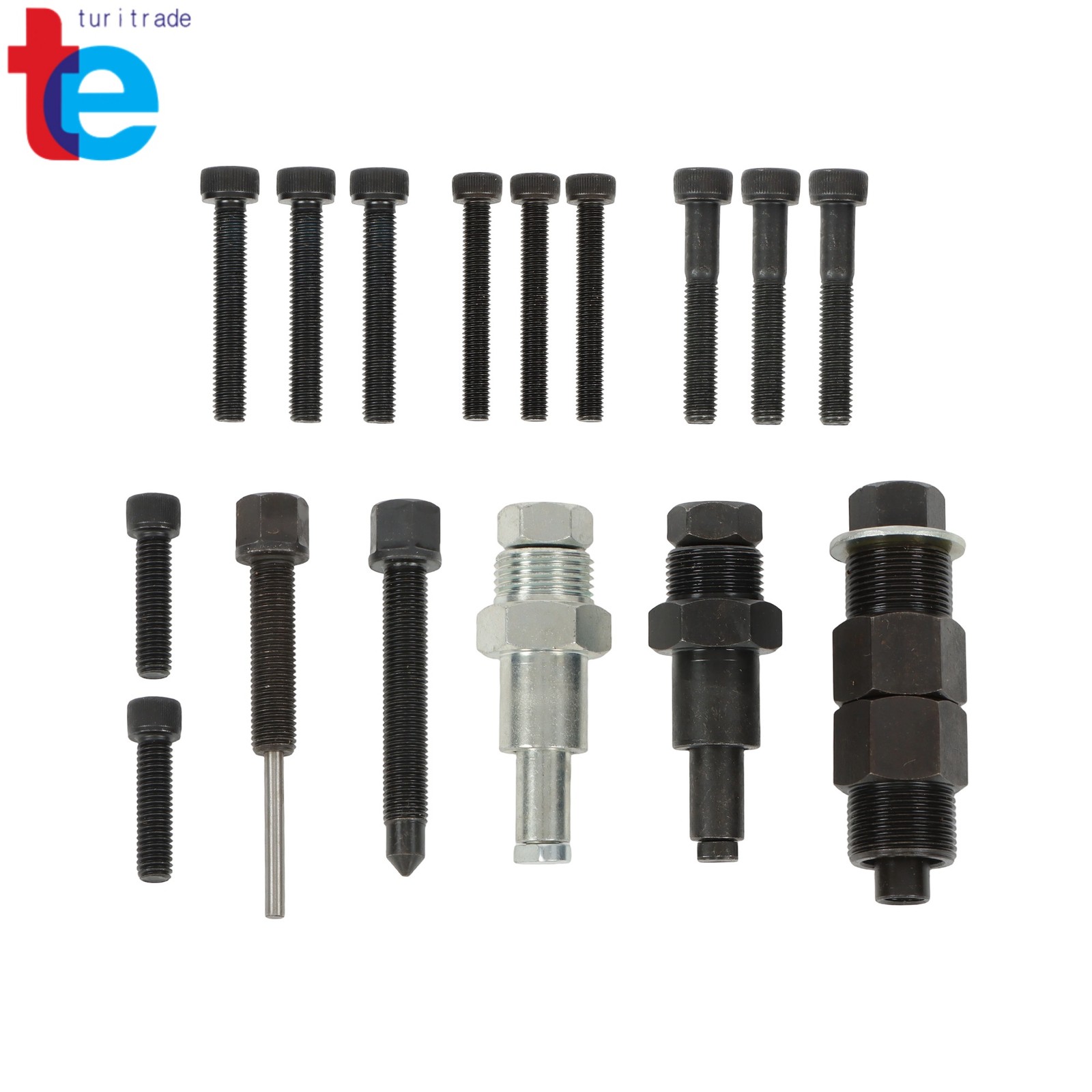 20 Piece AC Clutch Removal Tool Compressor Kit Complete Set Automotive Tools