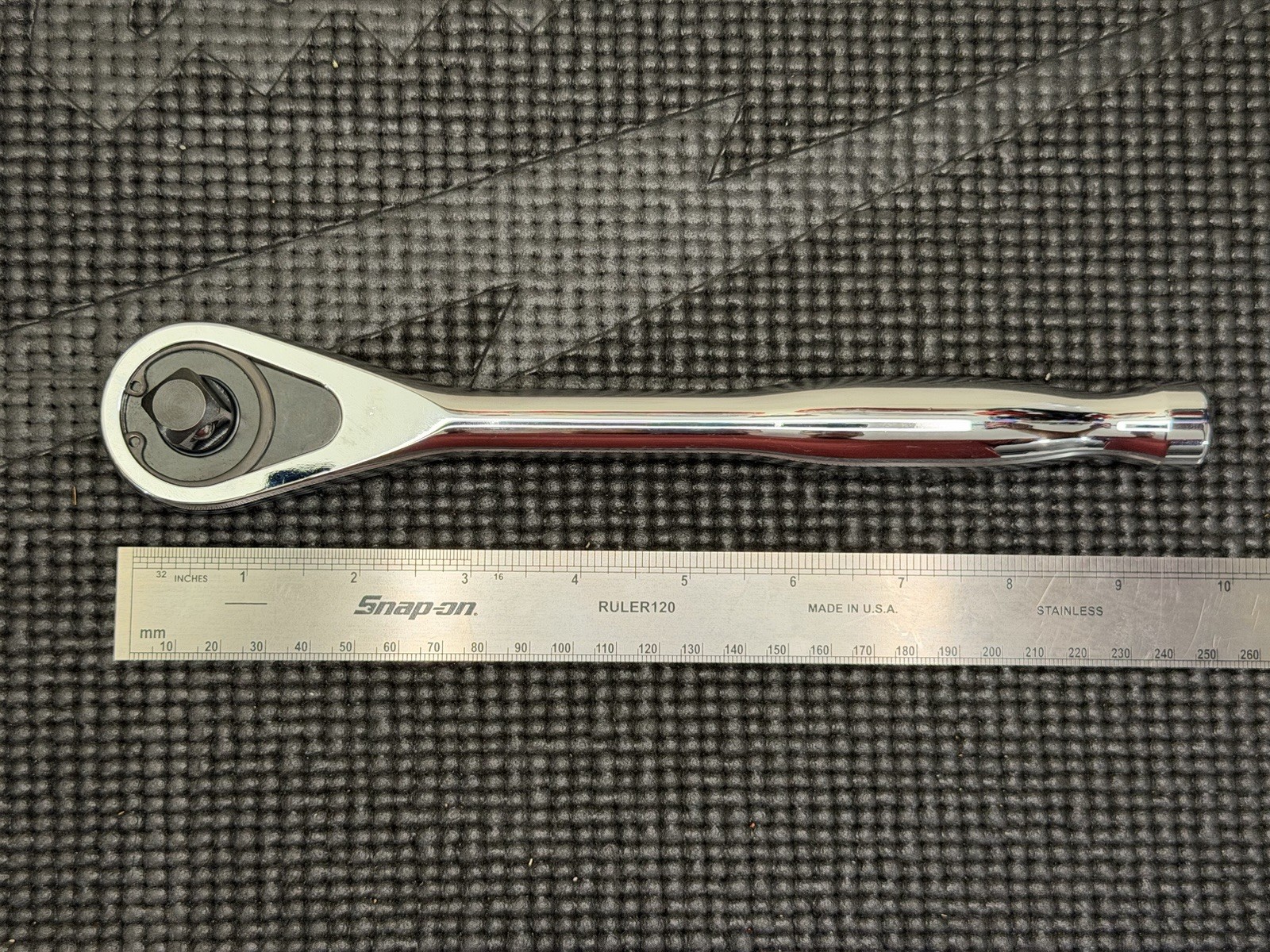 MINT Matco 1/2” Drive Ratchet 88 Tooth 10” Long Chrome Handle USA🇺🇸 – CFR108