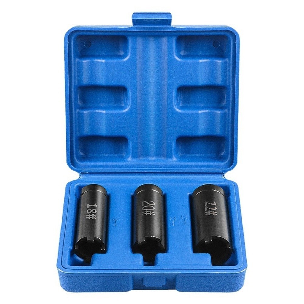 Three Piece Four Claw Clutch Nut Socket Set 12 Inch Drive for Motorcycle Repair