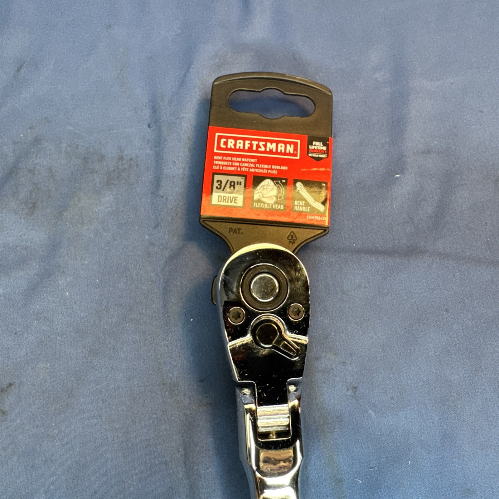 New CRAFTSMAN 12 inch 72-Tooth 3/8″ Drive Bent Flex Head Ratchet CMMT99439