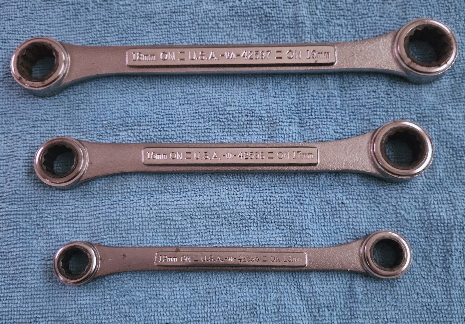Craftsman USA Metric Double Box End Ratcheting Wrenches VA