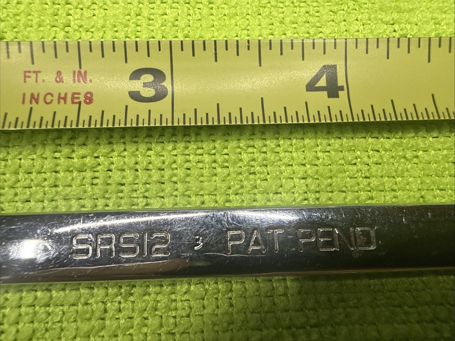 Snap on Tools Flank Drive Open End Speed Wrench 3/8 USA made