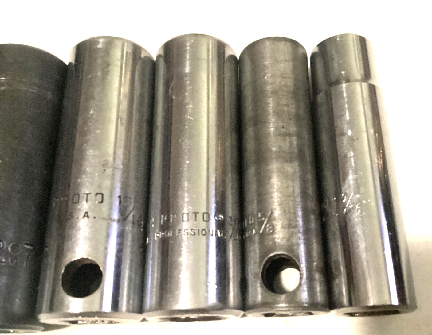 PROTO Professional extra DEEP 1/2” Drive 9/16” To 1 – 1/16” (8) piece set