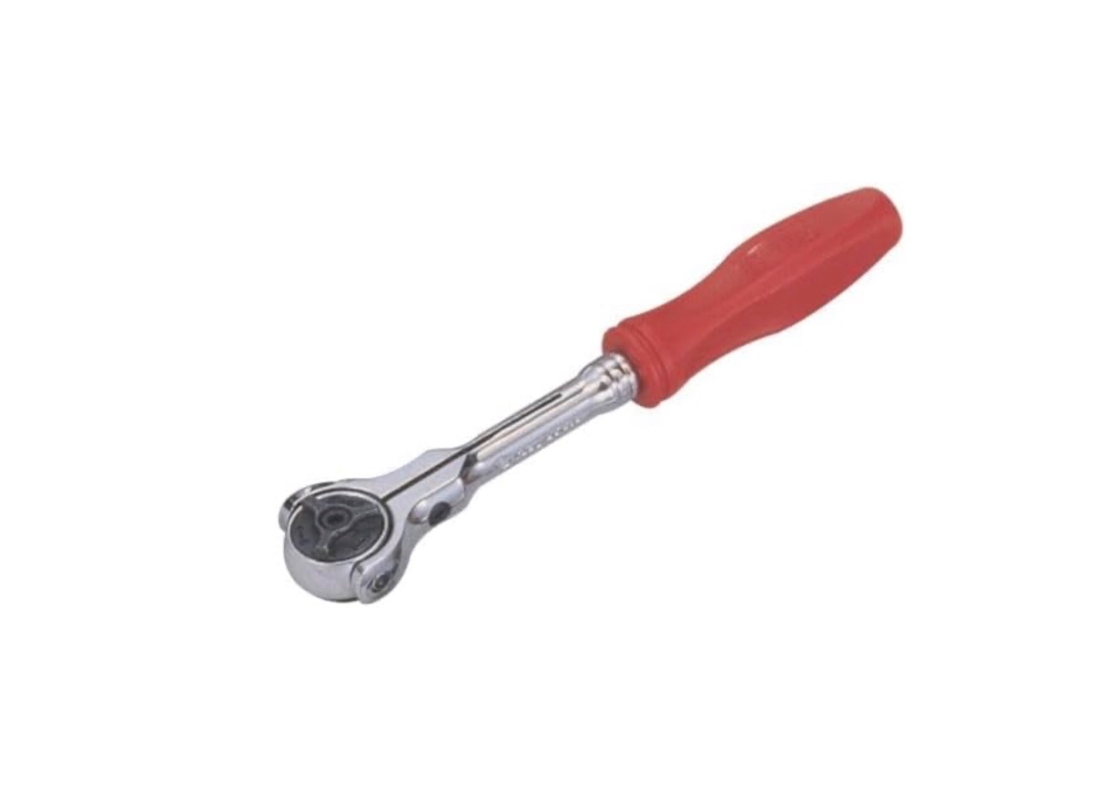 Genius Tools 1/4″ dr Long Handle Rotor Head Ratchet w/Ergo Grip #281802P