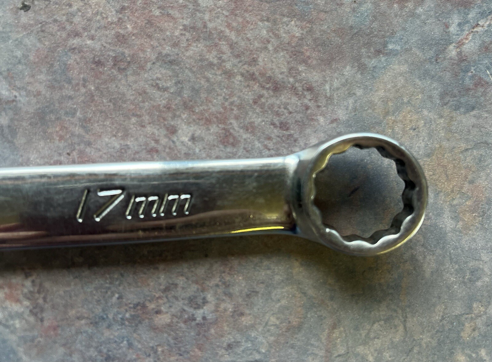 Snap On OEXM170B 17mm 12-Point Metric Flank Drive Combination Wrench