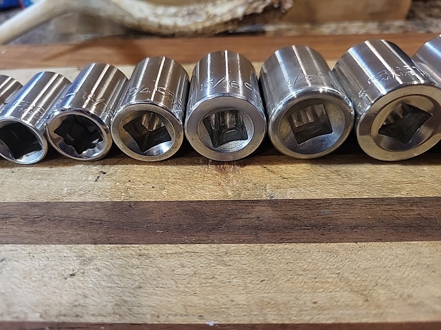 Craftsman 13 Pc. SAE Shallow Socket Set 1/2″ Dr. 12 Pt. 7/16″ to 1-1/4″ 🇺🇸