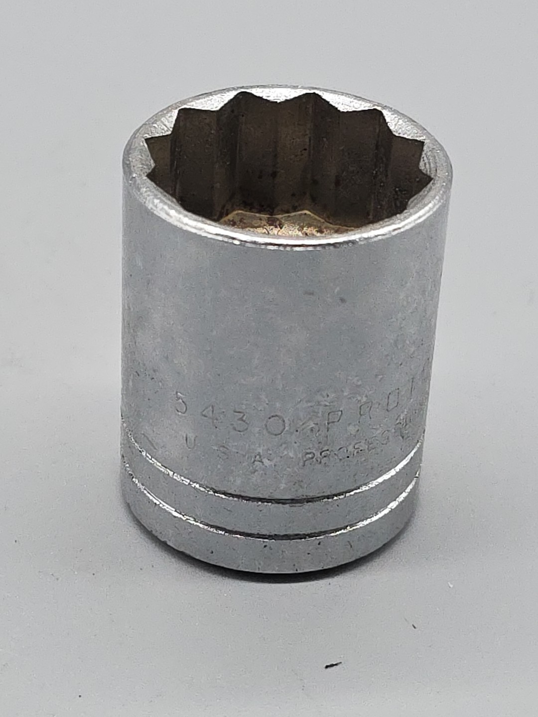 PROTO. 5430 15/16 in SAE 1/2” Drive 12 point Socket 1 1/2 in USA