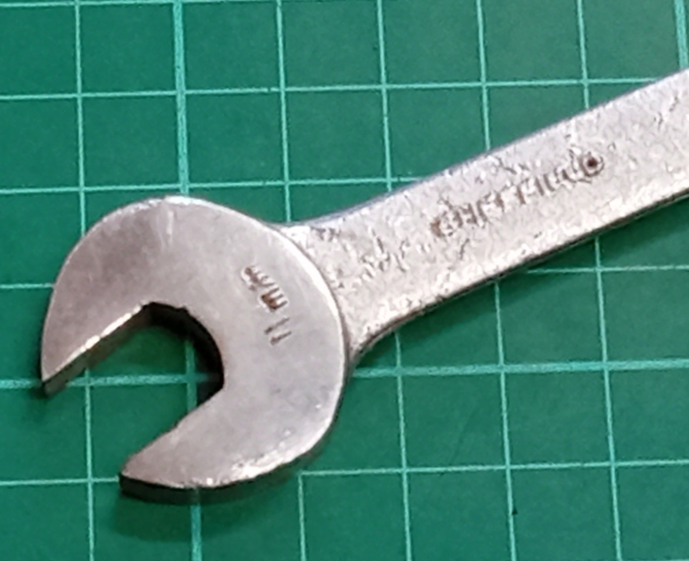Vintage EAGLE, 9mm x 11mm, Chrome Vanadium Open Ended Spanner, Sheffield England