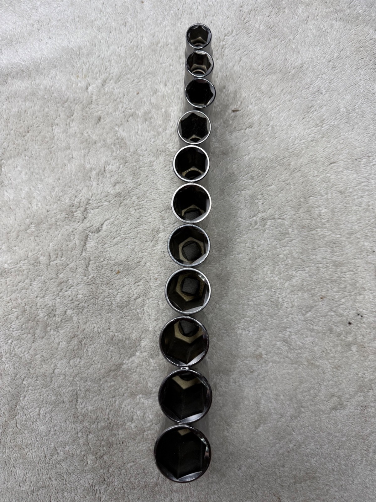 Craftsman USA G-Series 1/2” Drive SAE 12-Point DEEP Socket Set G4759x (11-pc)