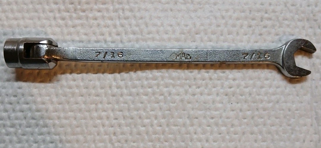 Mac 6Pc Combination Flex Head Socket End Wrench Set «1/4-9/16»