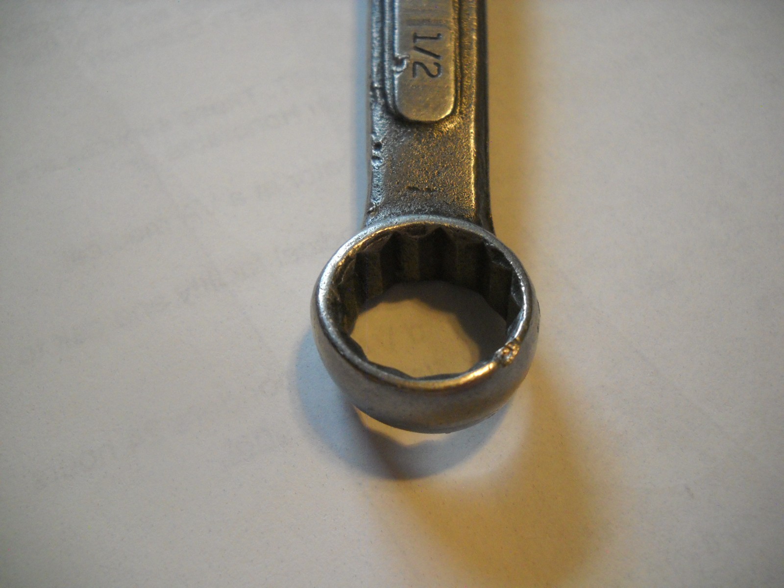 Vintage Craftsman Stubby Double Box End Wrench 9/16″ x 1/2″ 5″ Long Underline