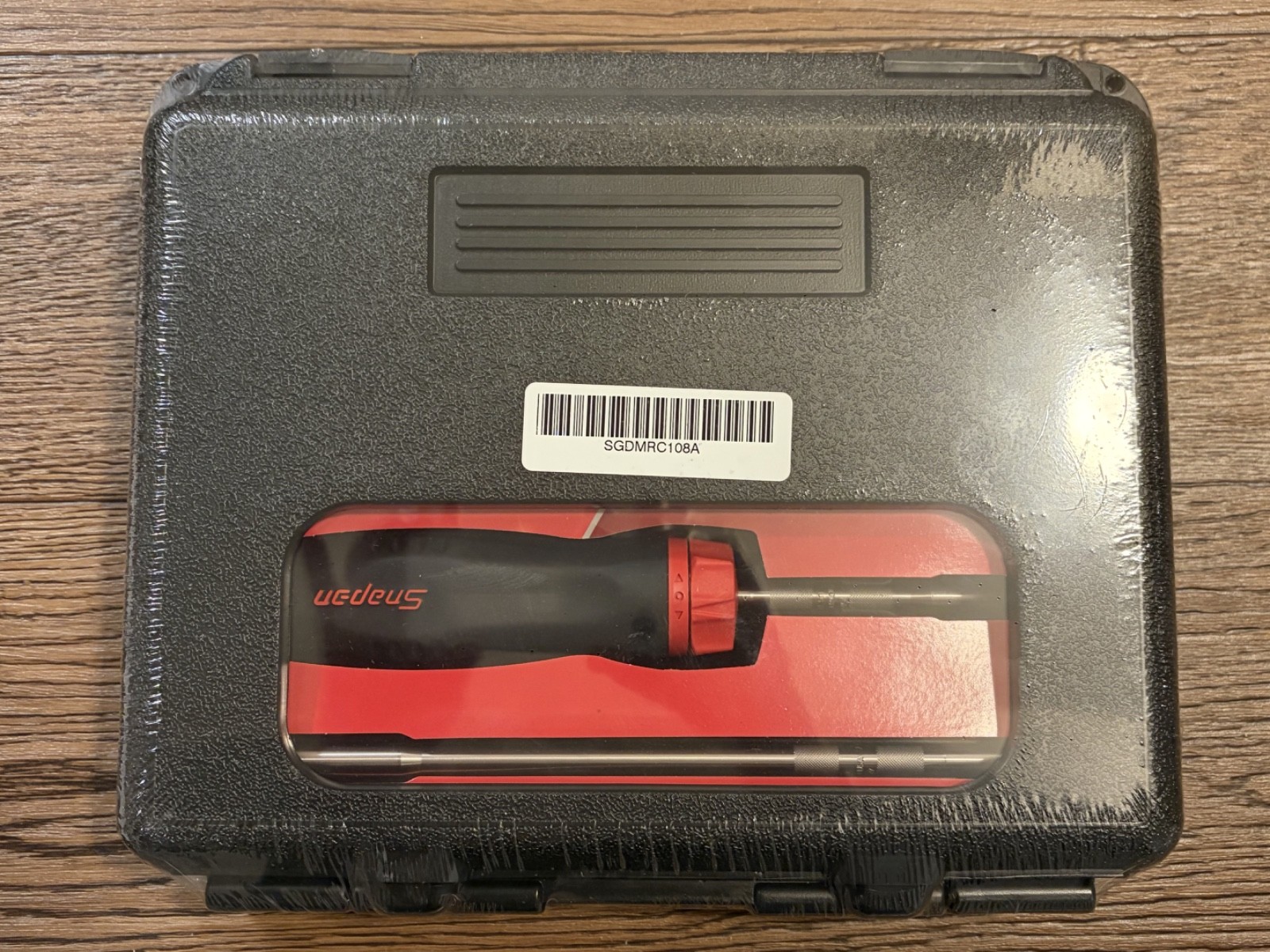 Snap On 8pc Ratcheting Screwdriver Set Soft Grip SGDMRC108A (RED)
