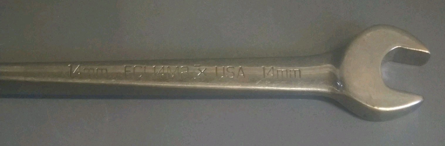 MATCO Tools ECL14M2, Vintage 14mm Combination Wrench, 12 Pt. USA