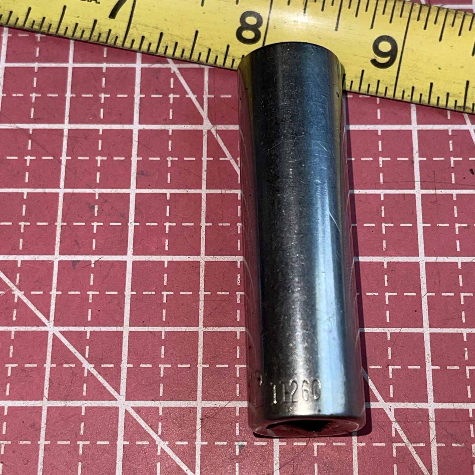 Vintage Allen USA 11260 1/2 In SAE 3/8 Drive 12 Point Deep socket 1/2” 3/8”