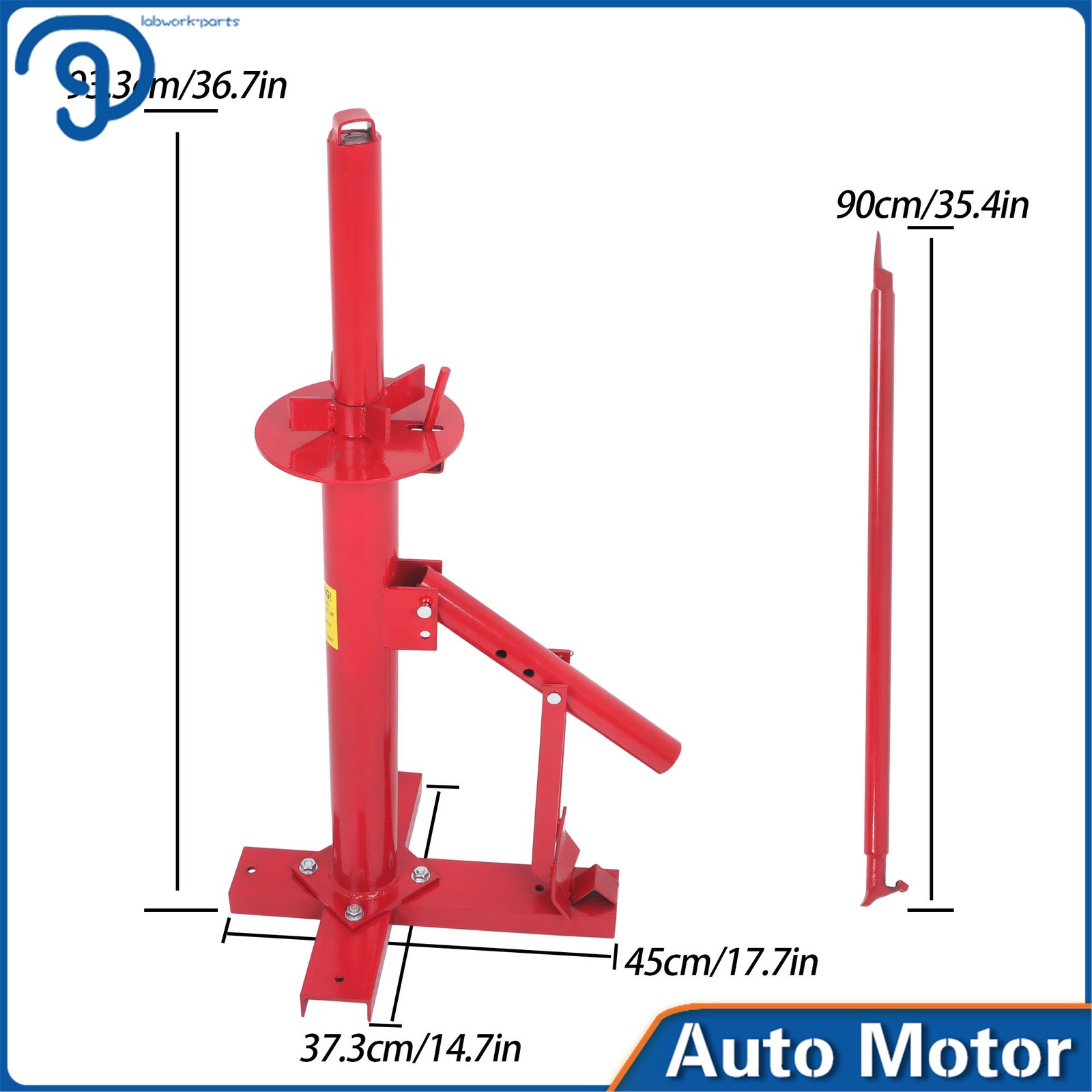 Manual Tire Changer For 8-16 inch Tire Portable Hand Bead Breaker Mounting Tool