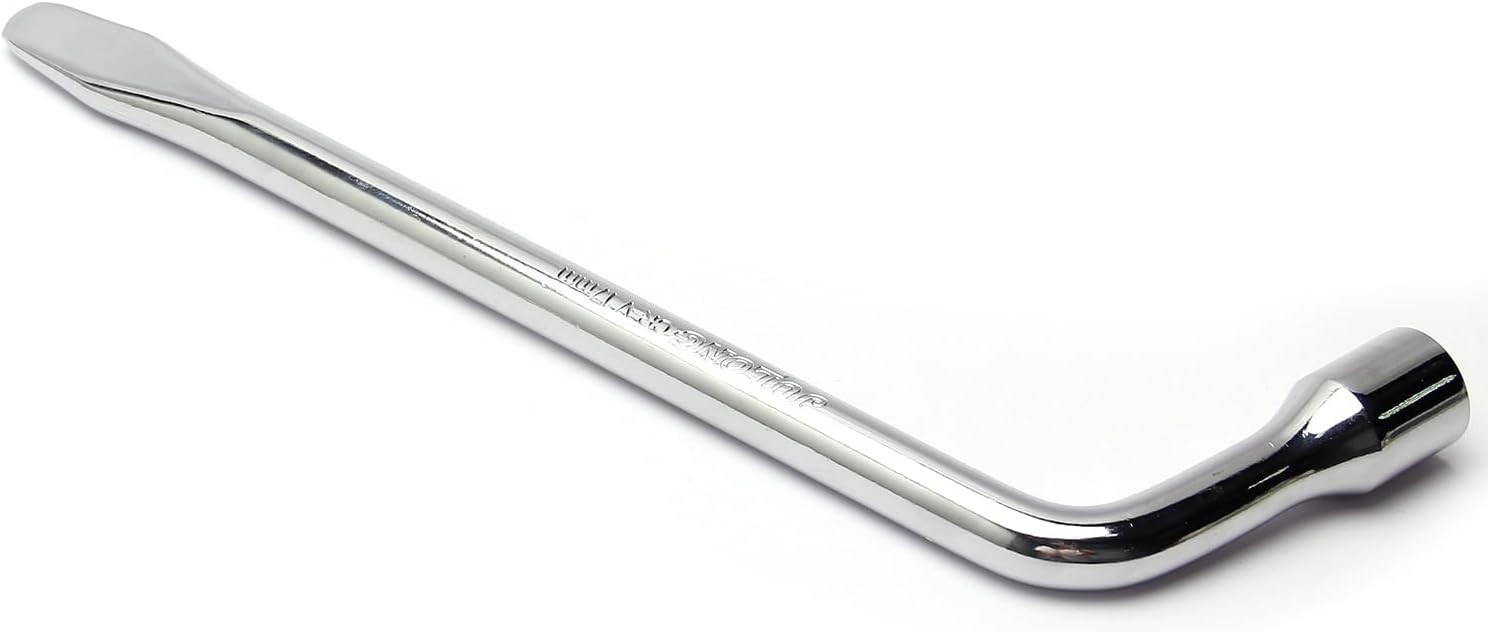 17mm Car Lug Wrench & Multi-Tool Repair Tool – Durable Steel & Galvanized Finish
