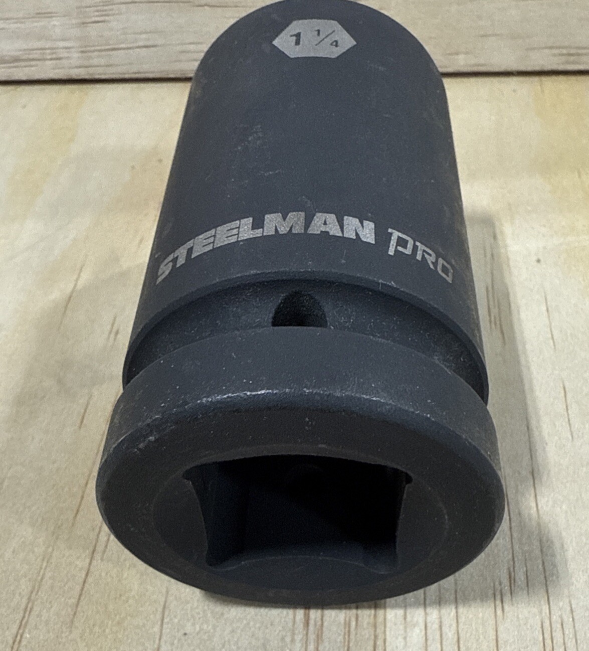 Steelman Pro 1” Drive 1-1/4” Thin-Wall Deep Impact Socket 6pt SAE 79341 NEW