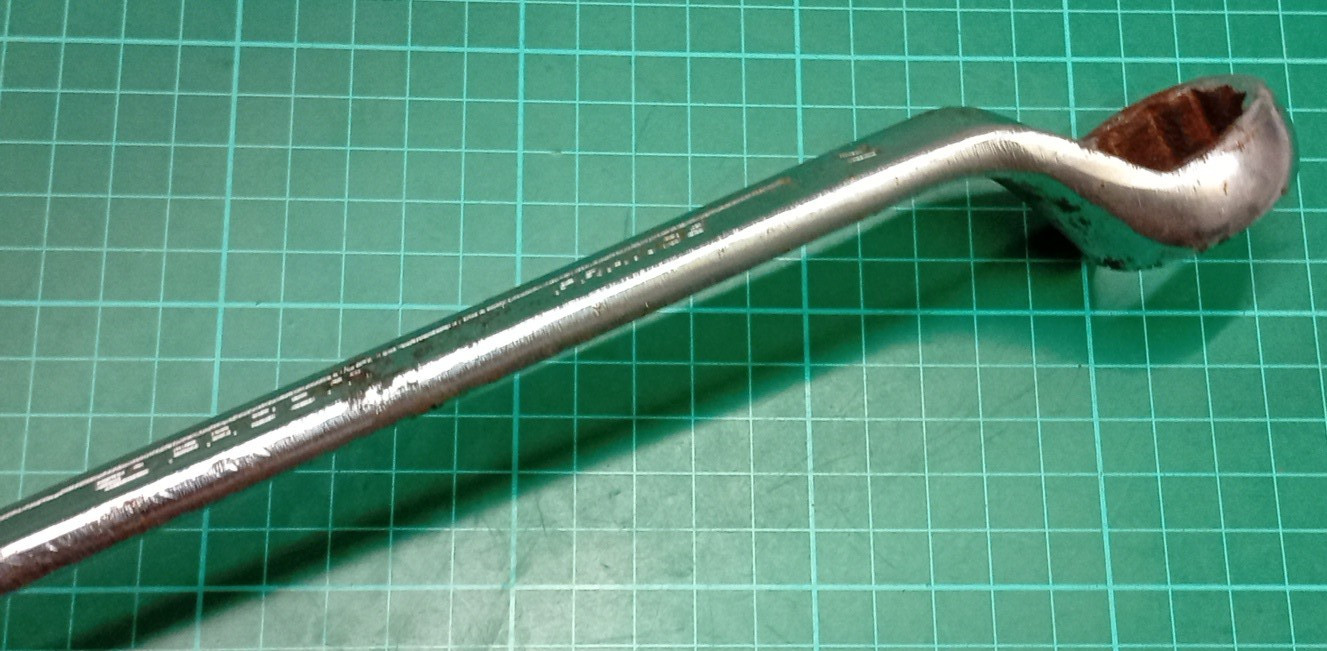 Vintage Facom Vanachrome No41, 27mm Offset Combination Spanner, Made In France