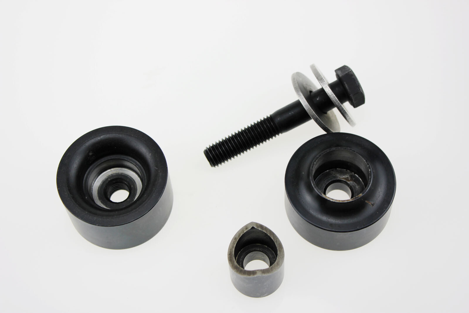 Hole Punch & Flare Tool Dimple Plate Dies in Black 1″