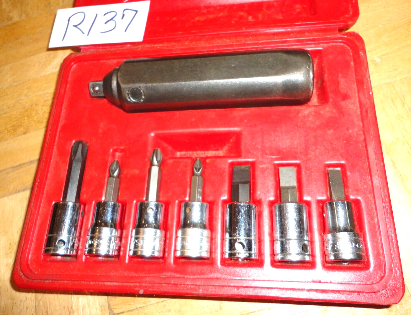 SNAP-ON TOOLS 8 PIECE 3/8 DRIVE IMPACT DRIVER SET 208EPIT