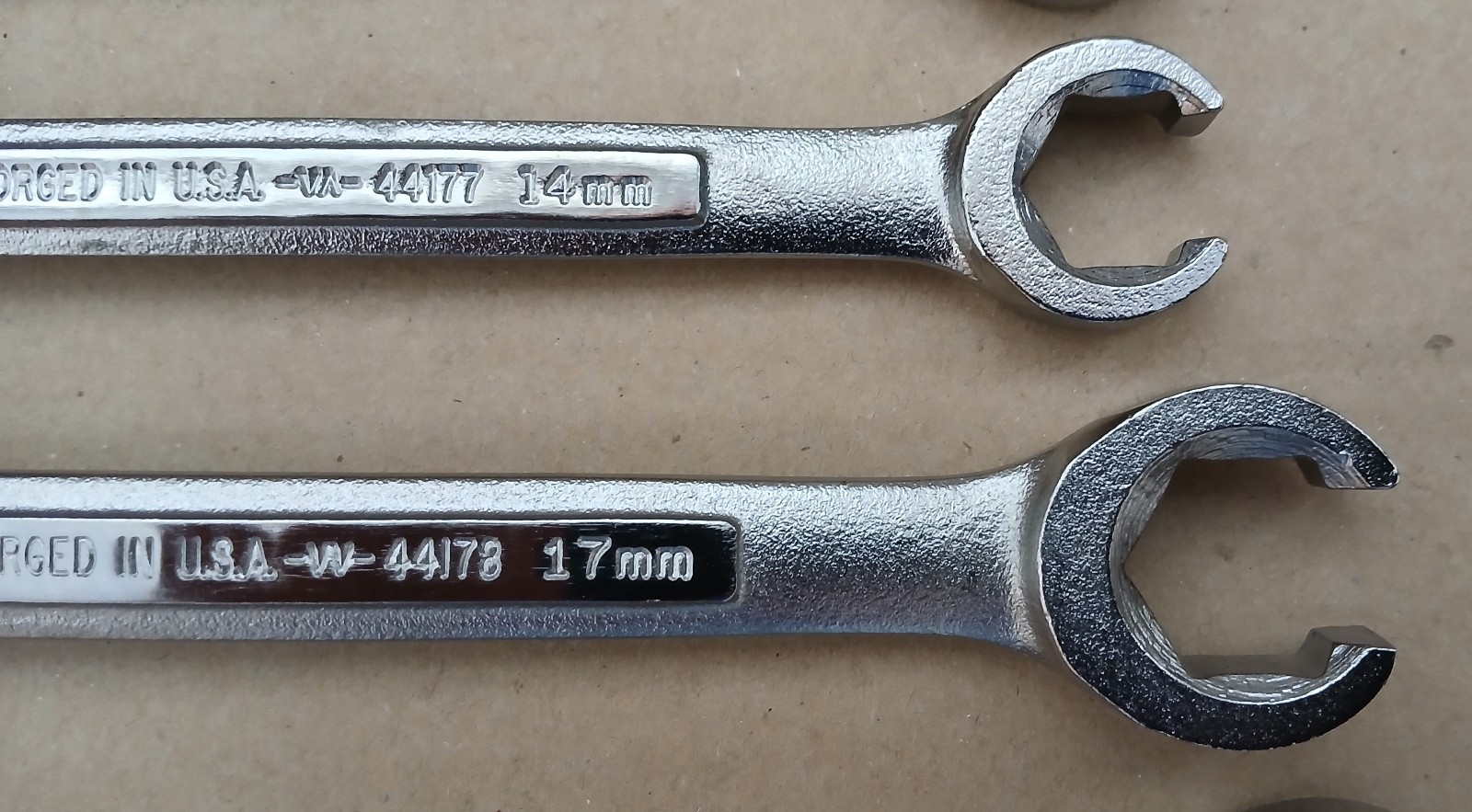 NEW CRAFTSMAN VINTAGE SEARS 5pc METRIC Flare Nut Wrench Set VA VV 9mm – 21mm USA