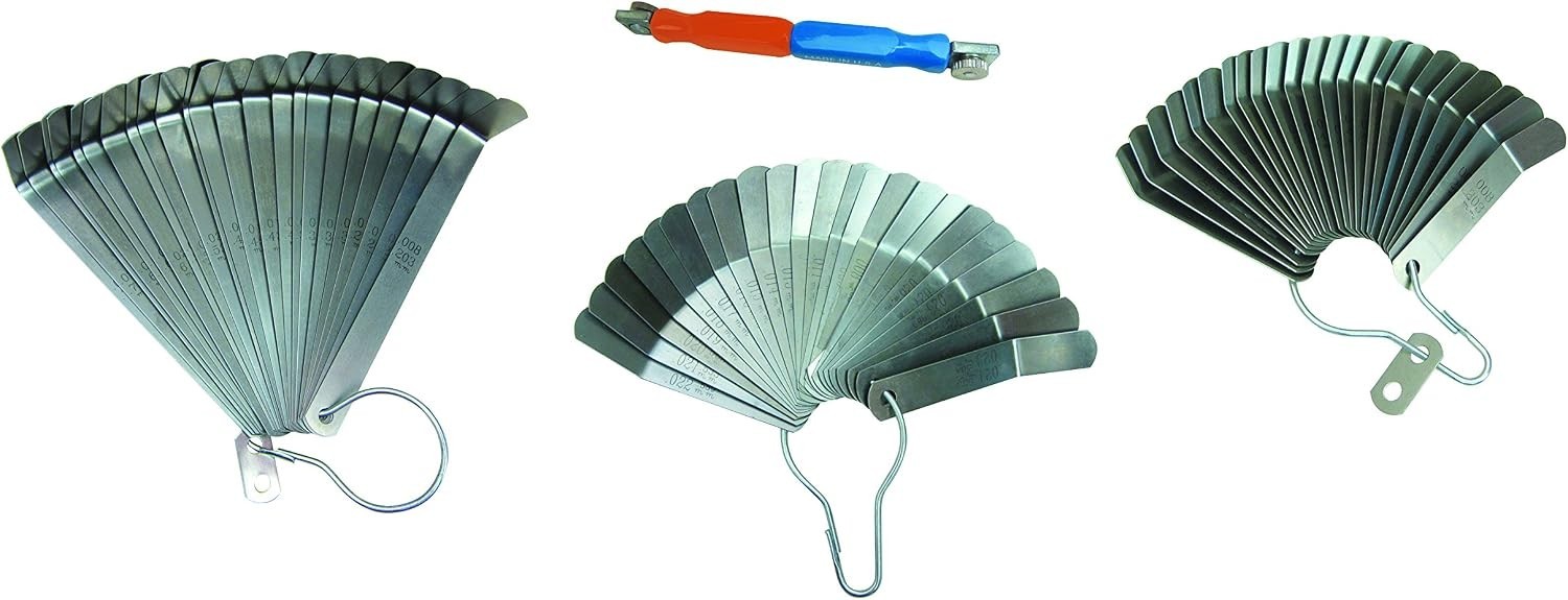 Efficient Master Feeler Gauge Set – .008″ to .030″ for Truck Valve Adjustments