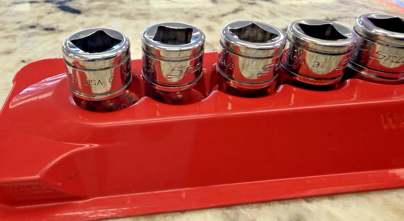 Snap-on FS081-FS281 3/8″ -1/4″- 7/8” Pakty240 11 piece Shallow Socket Set
