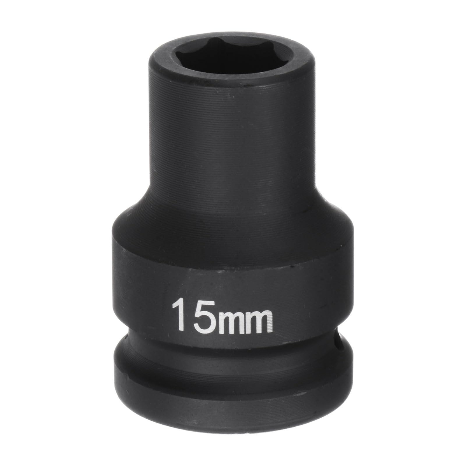 HARFINGTON 6-Point Impact Socket 3/4″ Drive 15mm Metric 40Cr Alloy Steel