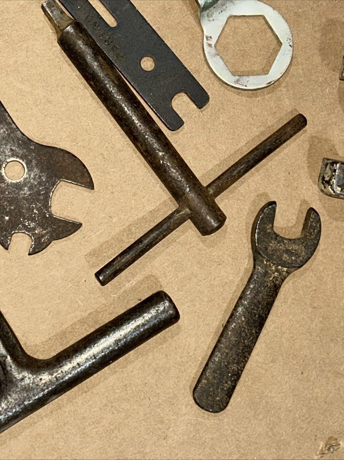 15 piece miscellaneous wrenches and other tools
