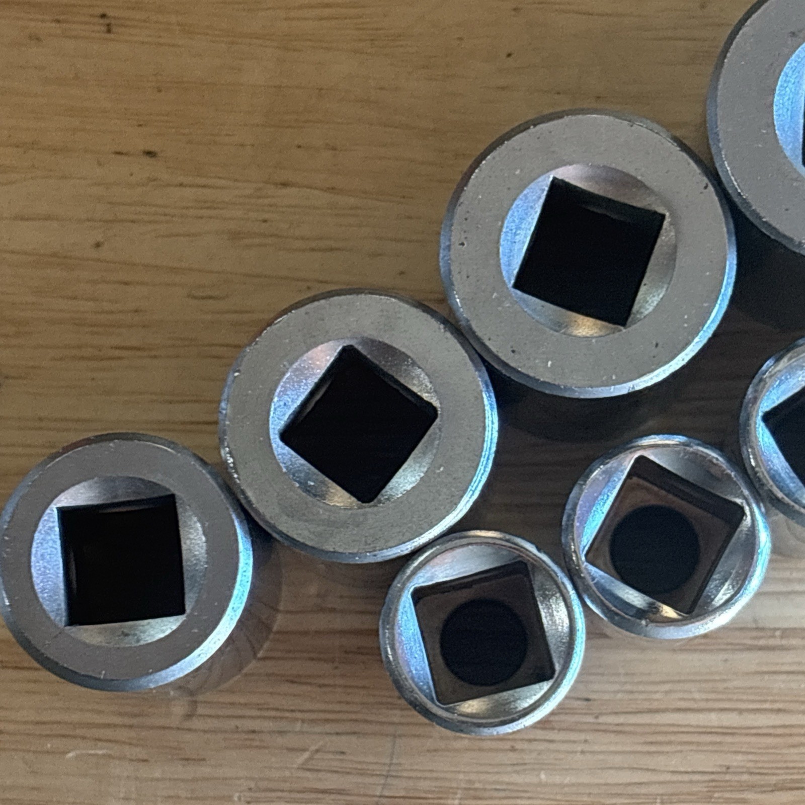 Husky SAE Shallow Socket Set 1/2″ Drive 12 Point 7/16″ to 1-1/4″ Vtg USA READ