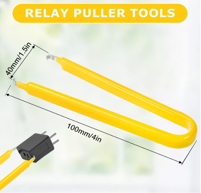 6 Pcs Automobile Fuse Puller Pliers Set Car Fuse Remover Set Fuse Puller Tool fo