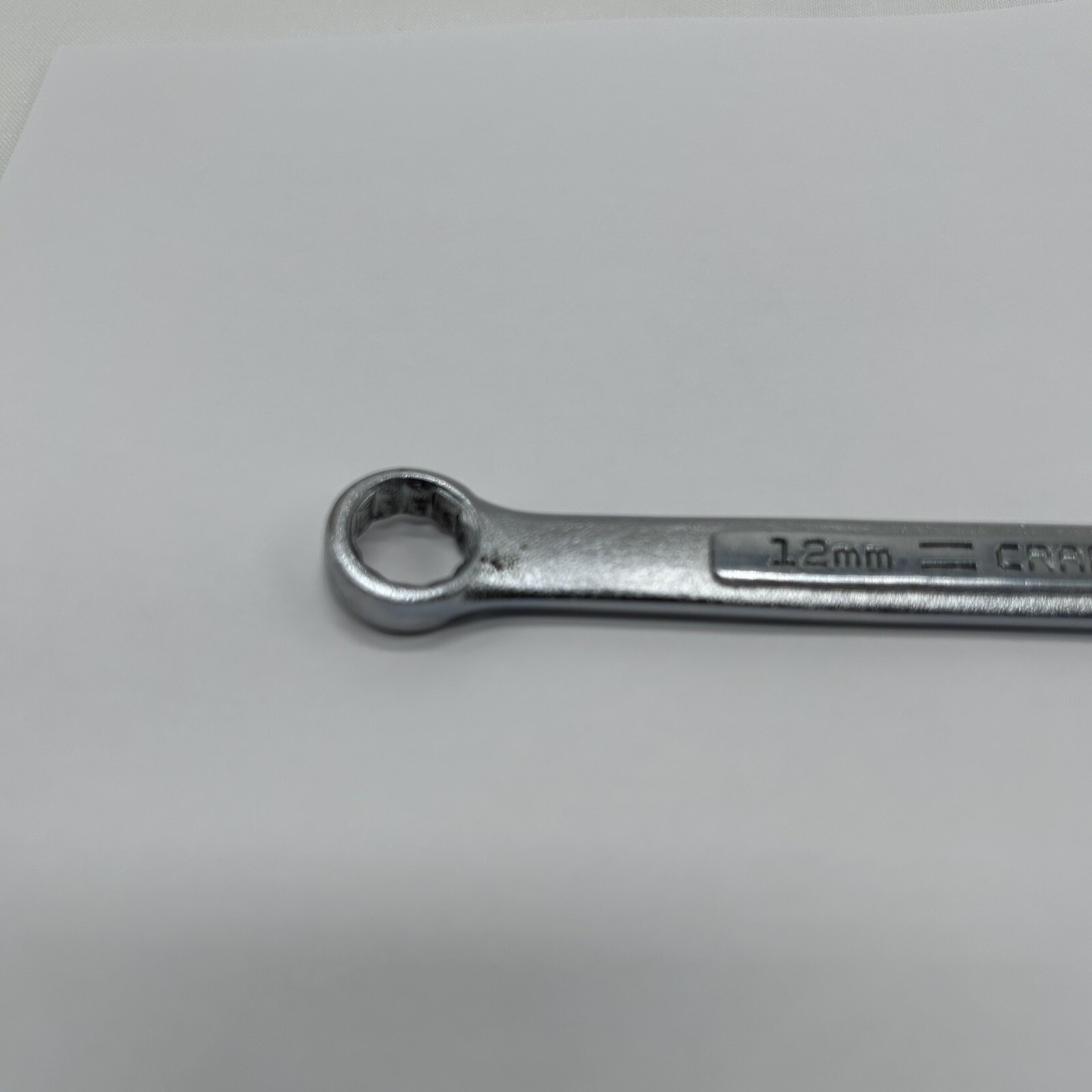 Vintage Craftsman 12mm Metric 12-Point Combination Wrench -V- 42916 FORGED USA