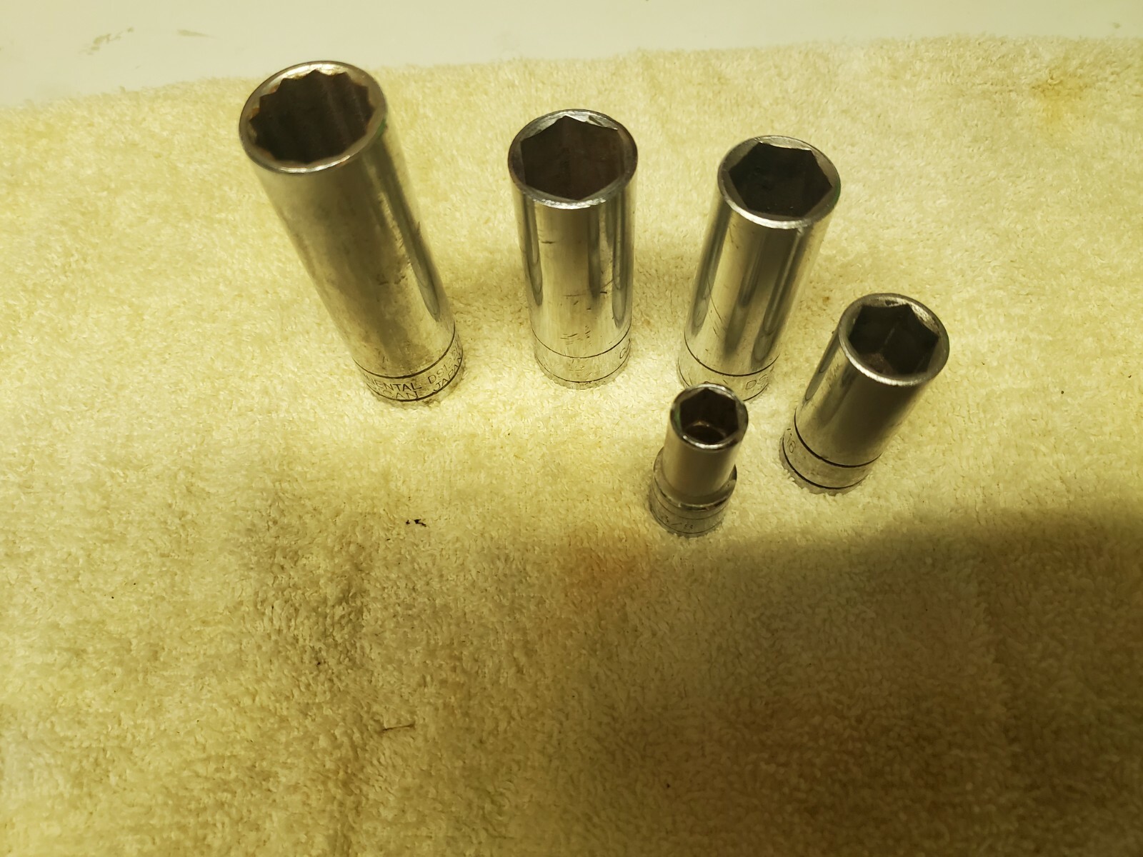 Continental American sockets 1/2, 3/8 drive