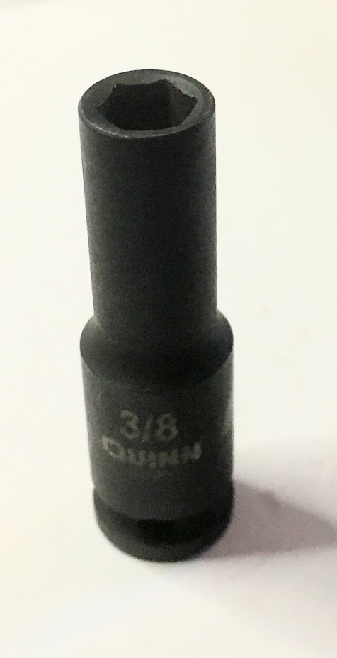 Quinn 3/8″ x 3/8″ Dr Standard Deep Impact Socket 6 Point Free USA Shipping