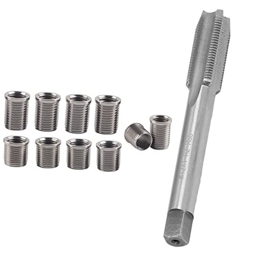 Spark Plug Thread Repair Tool Kit – High Speed Steel Tap with M10 & M12 Inserts