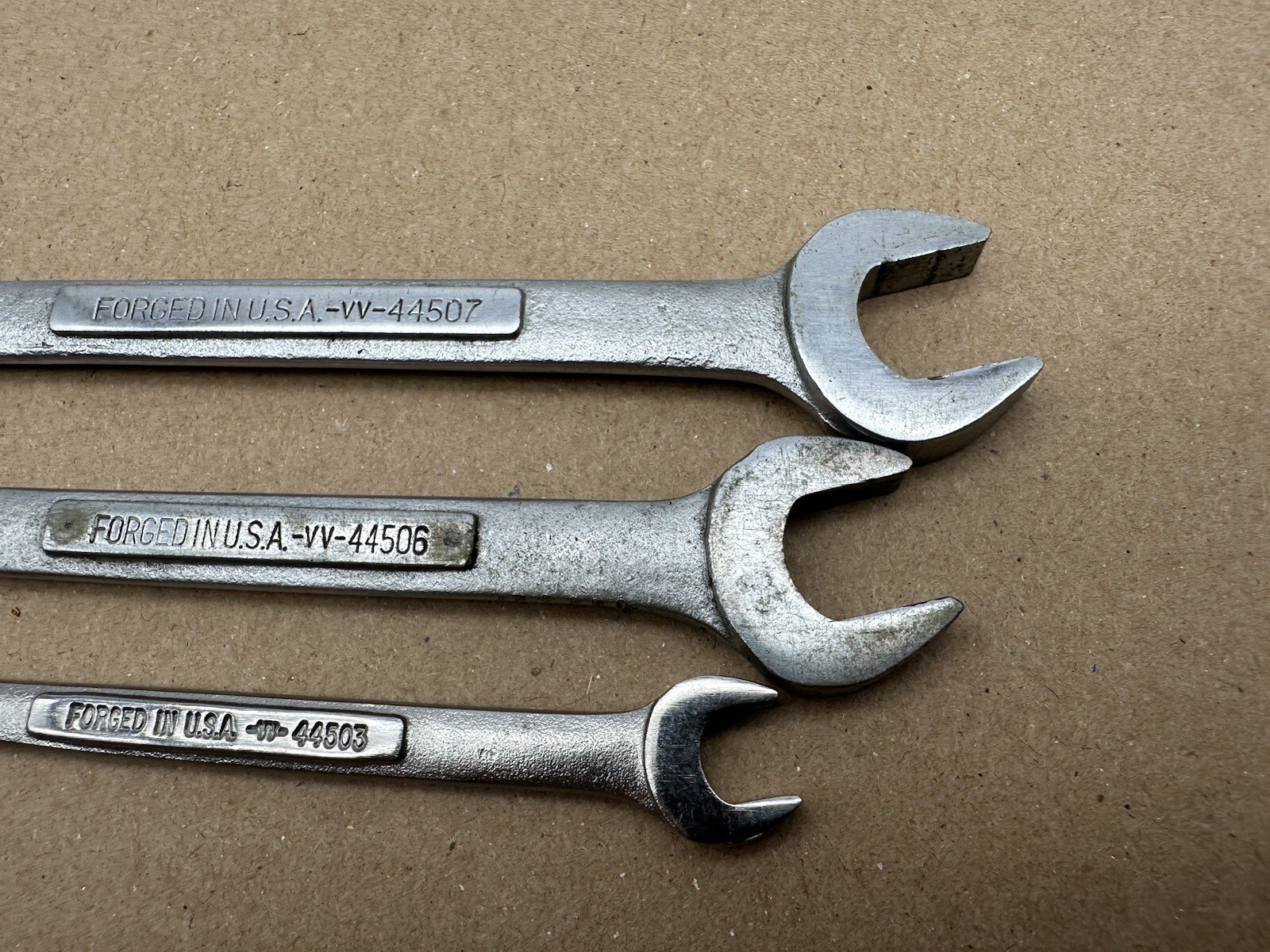 3 Craftsman Open End Metric Wrenches V44507/V44506/VV44503 7-9-12-13-14-15mm