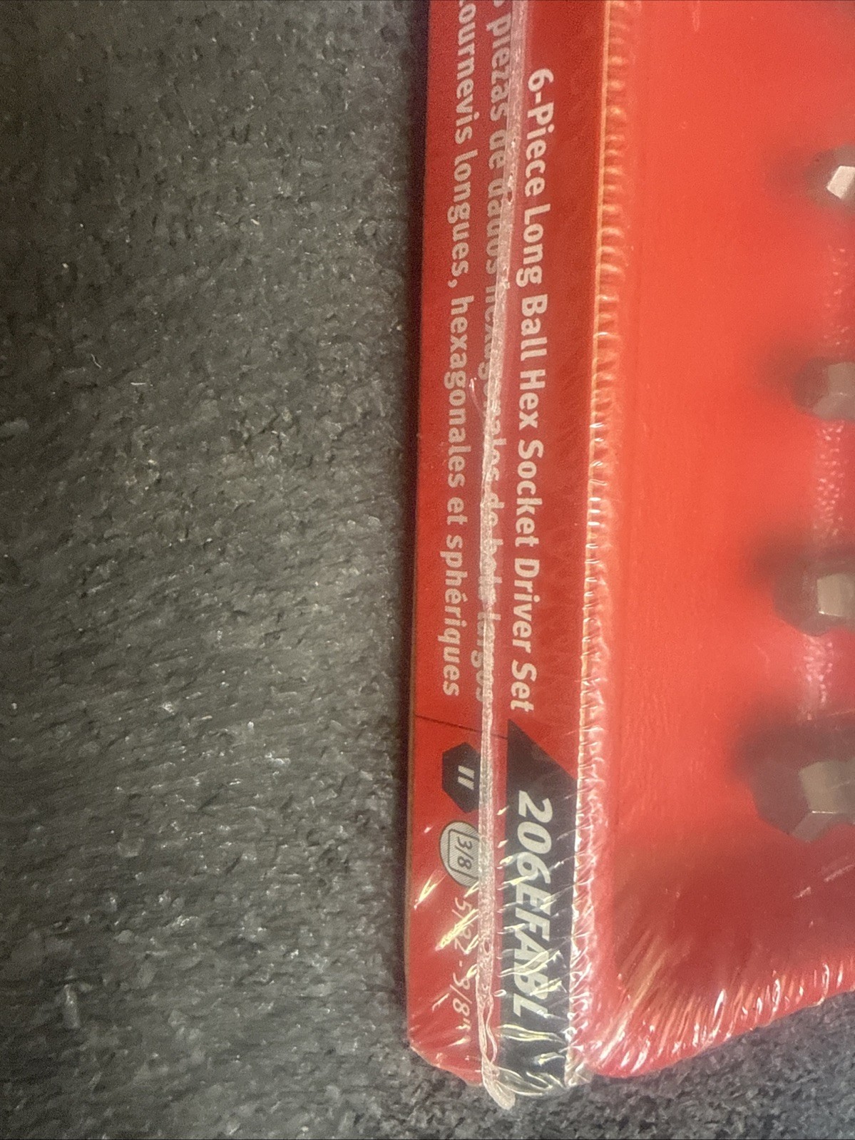 For Snap-on 3/8″ drive SAE Ball End Hex Socket Driver LONG Shank 206EFABL New