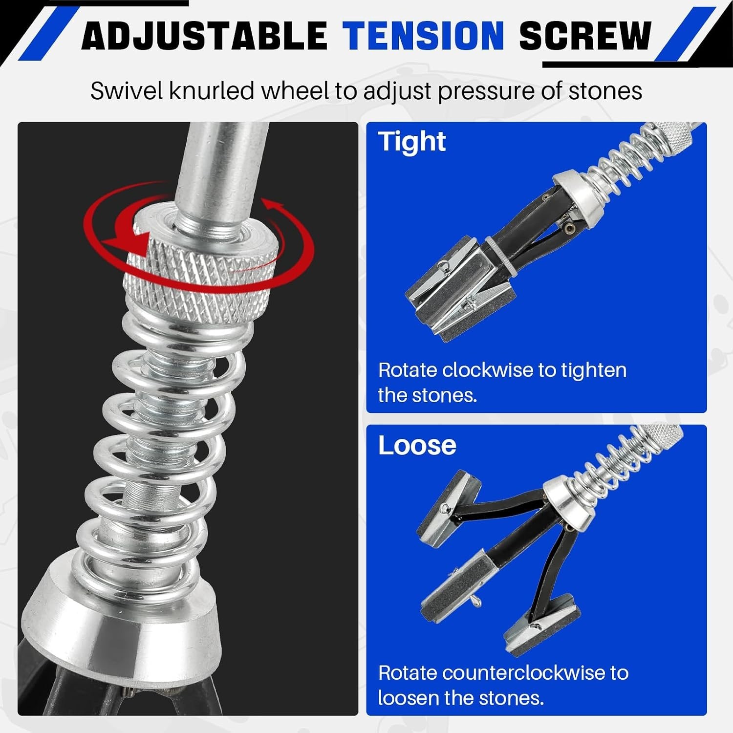 Versatile Engine Cylinder Hone for 1″ to 2-1/2″ – Restores Smooth Cylinder Walls