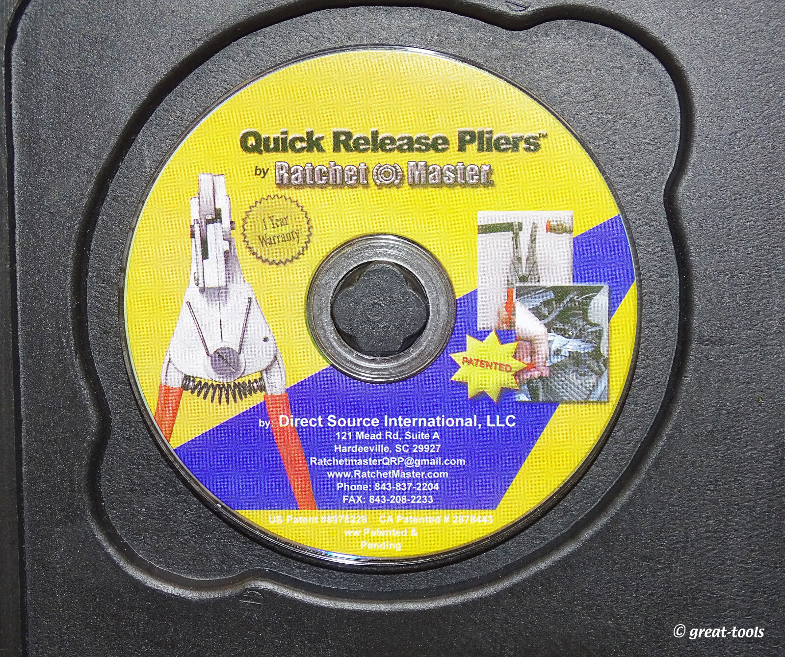 4-PC QUICK RELEASE PLIERS TOOL SET – hose, push lock fittings, fuel filter, PVC
