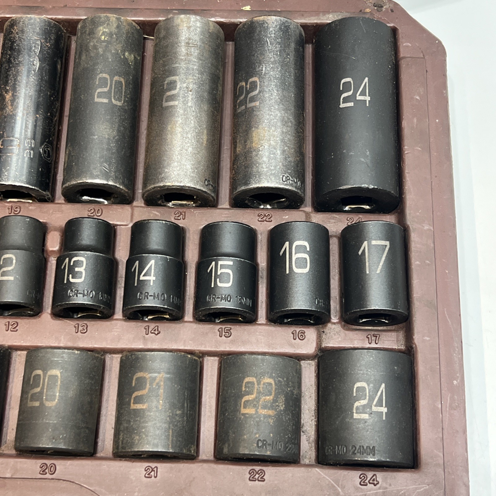 MATCO SCPM306V 30-PC 1/2″-DR METRIC 6-PT ADV SHALLOW & DEEP IMPACT SOCKET SET