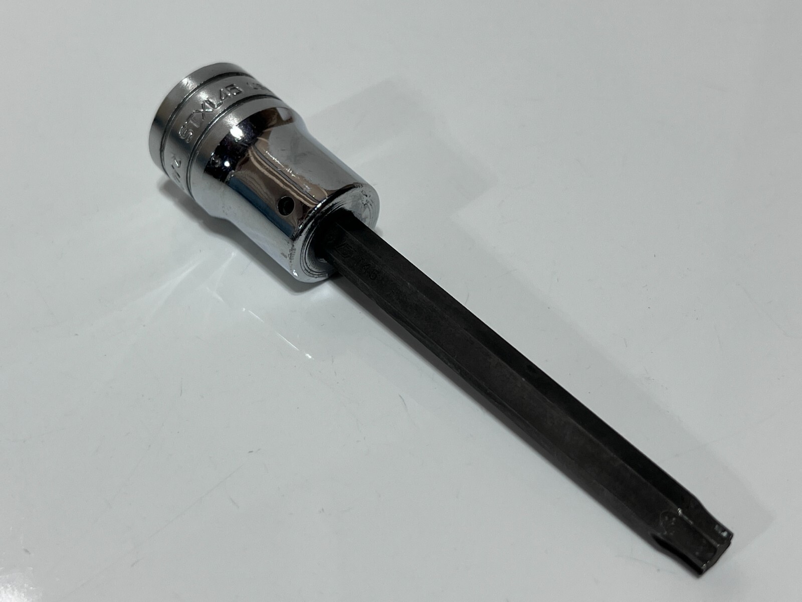 Snap-On Tools USA STXL45 TORX T45 Long Bit Chrome Socket Driver – 1/2″ Drive