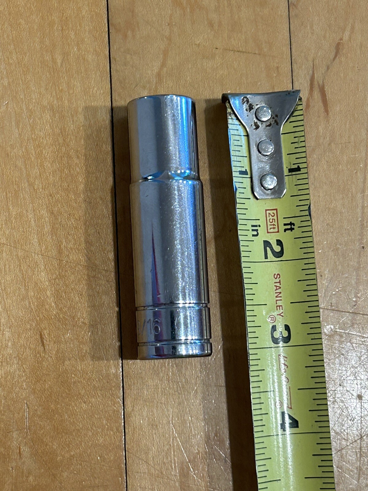 Mit 9/16″ Chrome Vanadium 1/2″ drive 6 point Deep Socket – NICE