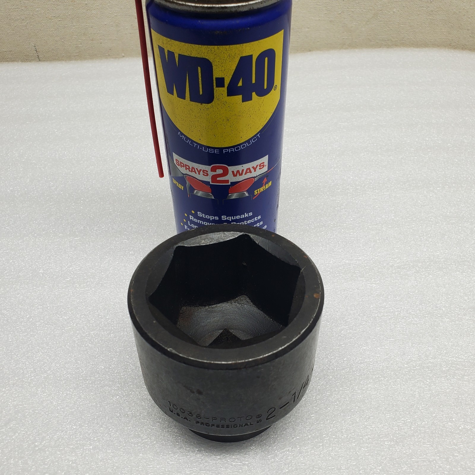 Proto 2-1/4 » Impact Socket 1″ Drive 6 Point Professional Grade 2 1/4″ 2-1/4″